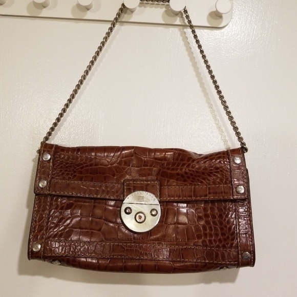 💕MICHAEL KORS💕 Brown Leather Flap Shoulder … - Picture 8 of 8